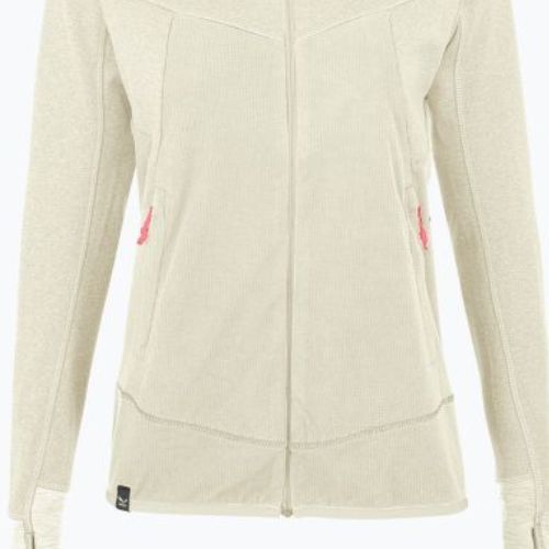 Moteriški Salewa Puez Hybrid PL FZ Hoody vilnonis džemperis beige 00-0000027389