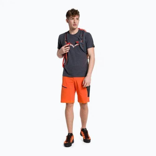 Vyriški Salewa Lines Graphic Dry trekingo marškinėliai tamsiai mėlyni 00-0000028065