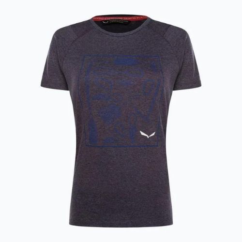 Salewa Pure Box Dry moteriški trekingo marškinėliai tamsiai mėlyni 00-0000028379