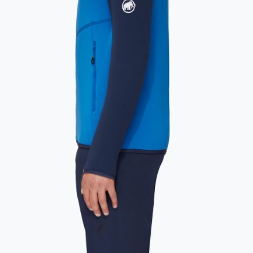 Mammut Aconcagua ML vyriškas džemperis trekkingui mėlynos ir tamsiai mėlynos spalvos