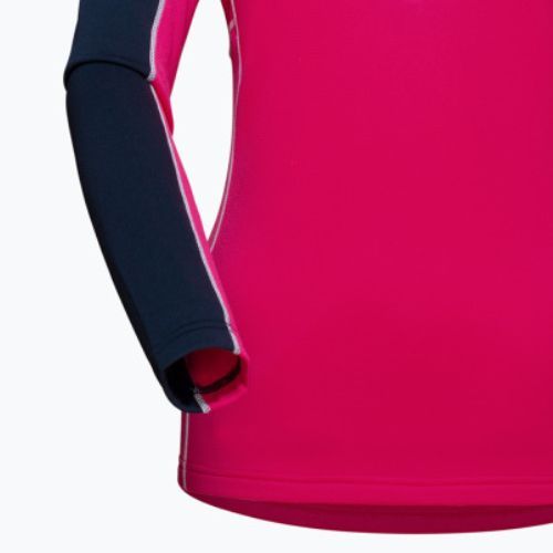 Mammut moteriškas džemperis Aenergy ML Half Zip Pull rožinės ir tamsiai mėlynos spalvos