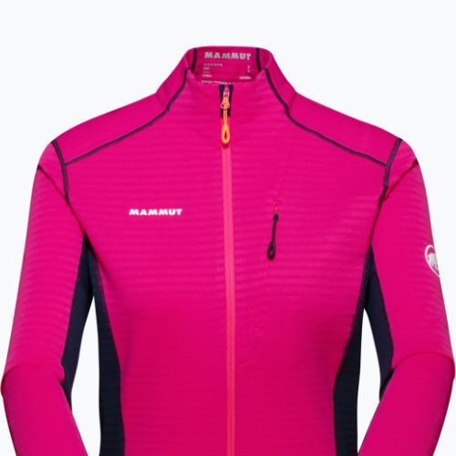 Mammut Taiss Light ML moteriškas vilnonis džemperis rožinės ir tamsiai mėlynos spalvos