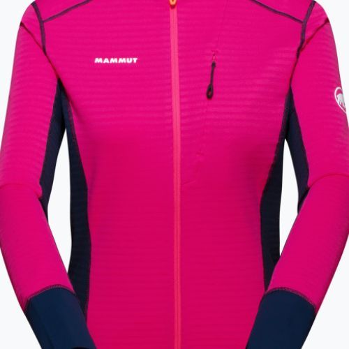 Mammut Taiss Light ML moteriškas vilnonis džemperis rožinės ir tamsiai mėlynos spalvos