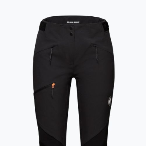 Mammut Courmayeur SO moteriškos softshello kelnės juodos spalvos