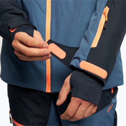 Vyriška CMP mėlyna ir tamsiai mėlyna slidinėjimo striukė 32Z3007