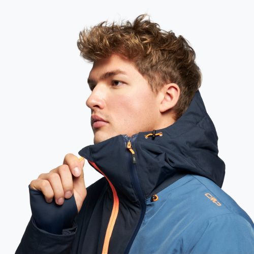 Vyriška CMP mėlyna ir tamsiai mėlyna slidinėjimo striukė 32Z3007