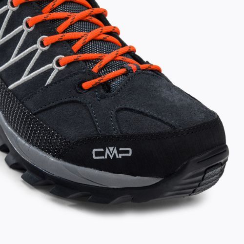 Vyriški CMP Rigel Mid pilkai oranžiniai trekingo batai 3Q12947