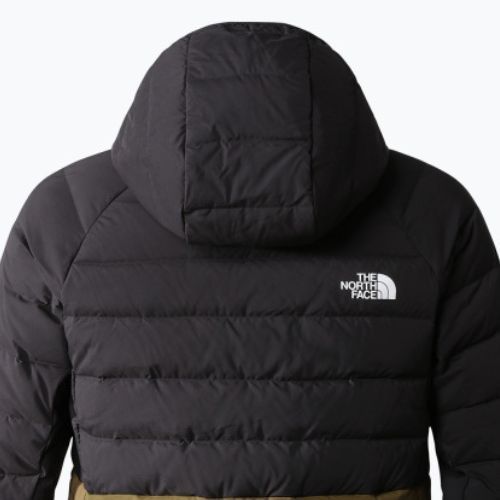 Vyriškos pūkinės striukės The North Face Belleview Stretch Down Hoodie black-green NF0A7UJE4Q61