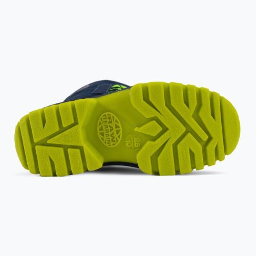 Vaikiški CMP Ahto sniego batai tamsiai mėlynos ir geltonos spalvos 3Q49574K/N950