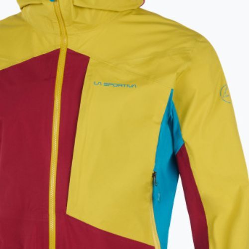 Vyriška lietaus striukė La Sportiva Crizzle EVO Shell raudona/geltona su membrana L75320723