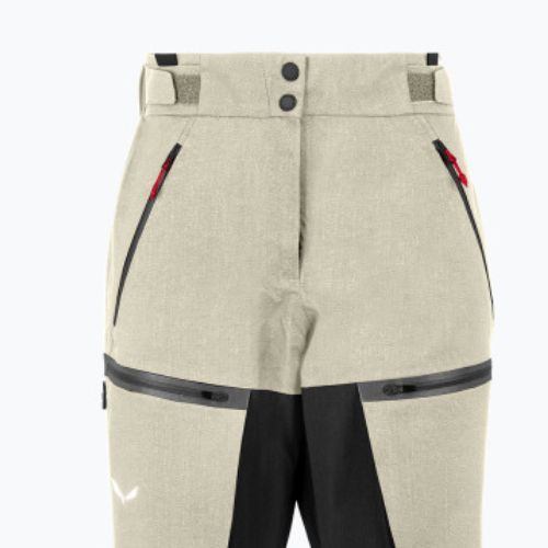 Salewa moteriškos membraninės kelnės Sella 3L Ptxr beige/black 00-0000028194