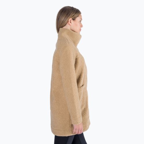 Moteriški paltai Columbia Panorama Long fleece coat brown 1862582