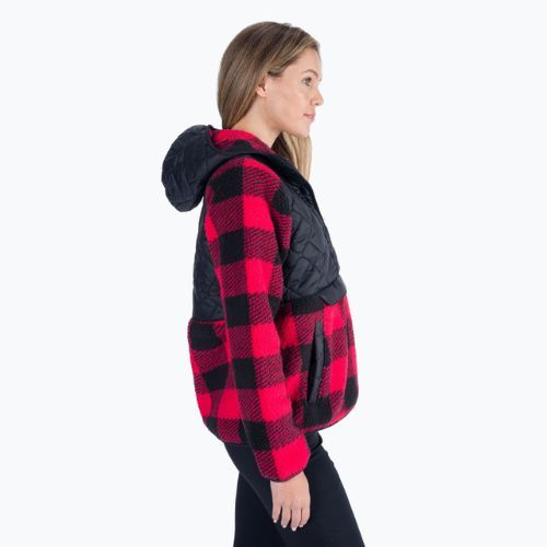 Columbia Sweet View Fleece moteriškas džemperis trekkingui raudonas 1958643