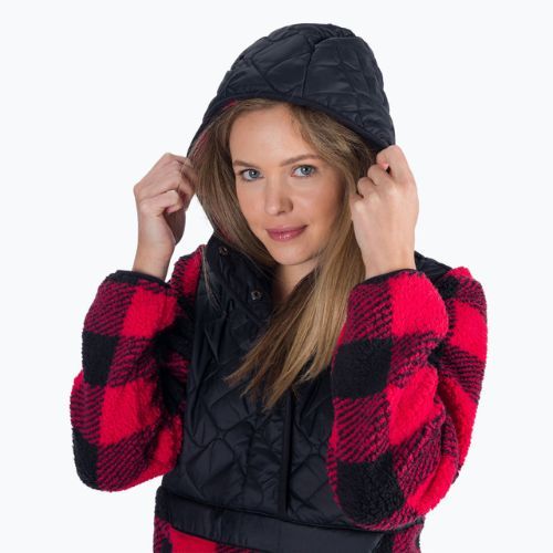 Columbia Sweet View Fleece moteriškas džemperis trekkingui raudonas 1958643