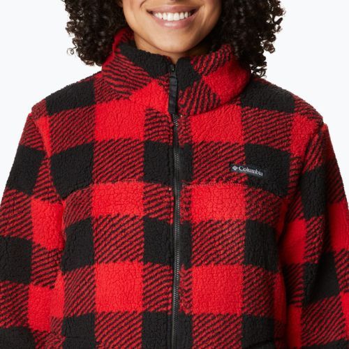 Columbia West Bend moteriškas džemperis su kapišonu raudona 1939901