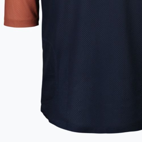 Vyriški POC MTB Pure 3/4 turmaline navy/himalajų druskos dviratininkų marškinėliai