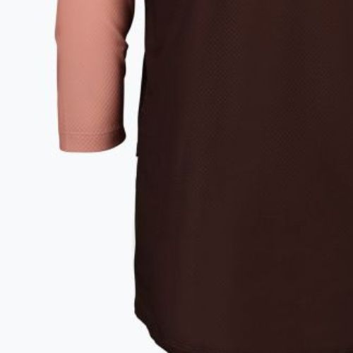 Moteriški dviratininkų marškinėliai POC MTB Pure 3/4 axinite brown/rock salt