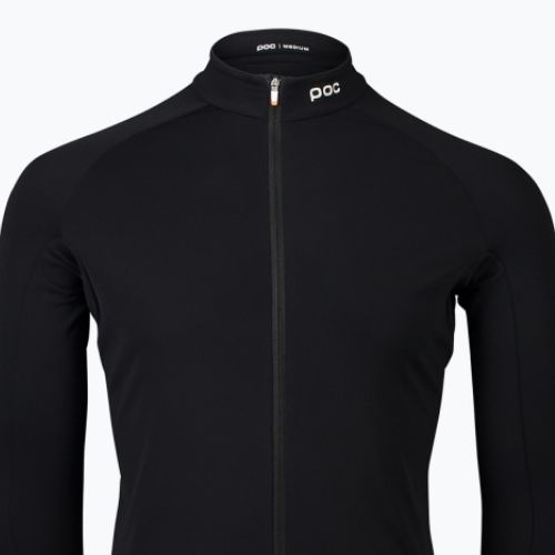 Vyriški dviračių marškinėliai su ilgomis rankovėmis POC Ambient Thermal Jersey uranium black