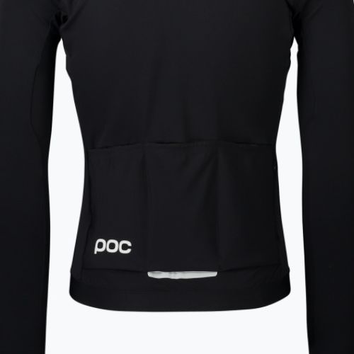 Vyriški dviračių marškinėliai su ilgomis rankovėmis POC Ambient Thermal Jersey uranium black