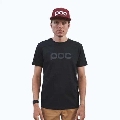 Trekingo marškinėliai POC 61602 Tee uranium black