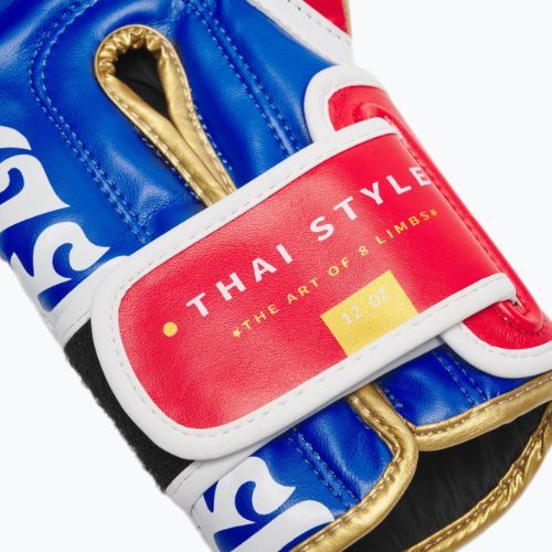 LEONE 1947 Tailando stiliaus bokso pirštinės baltos spalvos GN114