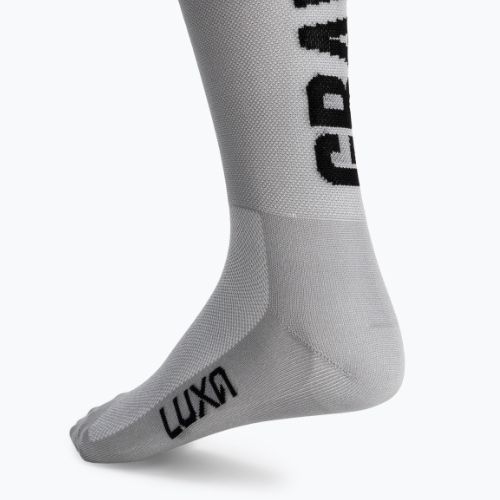 Luxa Only Gravel pilkos dviratininkų kojinės LAM21SOGG1S