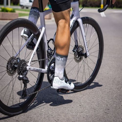 Luxa Tenerife pilkos dviratininkų kojinės LUHE21SSTBS