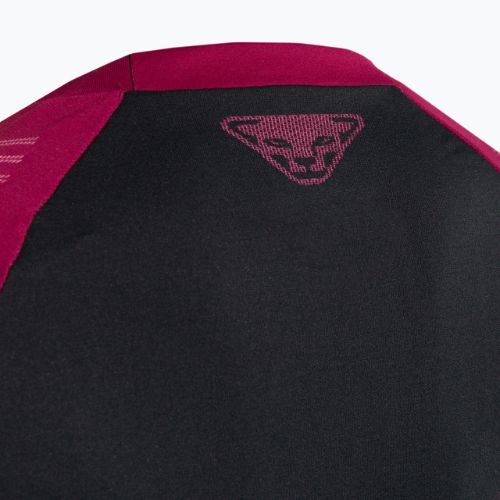 DYNAFIT Speed Dryarn LS moteriški termo marškinėliai juodai raudoni 08-0000071057