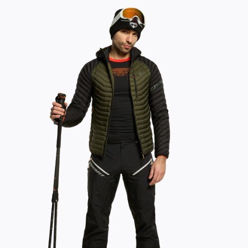 Vyriška DYNAFIT Radical Dwn RDS Hood striukė su gobtuvu žalia 08-0000070914