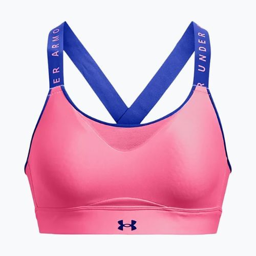 Under Armour Infinity High fitneso liemenėlė rožinė 1351994