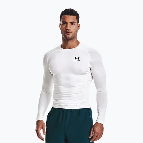 Under Armour vyriški marškinėliai ilgomis rankovėmis Ua Hg Armour Comp LS white 1361524-100