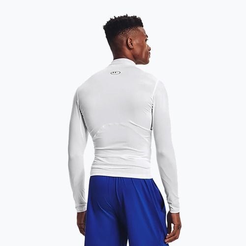 Under Armour vyriški marškinėliai ilgomis rankovėmis Ua Hg Armour Comp Mock white 1369606-100