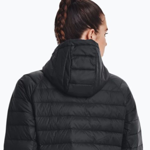 Under Armour Armour Down 2.0 Parka moteriška pūkinė striukė juoda 1372649-001