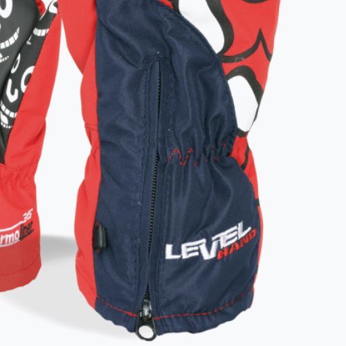 Level Lucky Mitt vaikiška slidinėjimo pirštinė raudona 4146JM.20