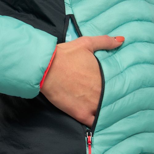 Moteriška slidinėjimo striukė su gobtuvu DYNAFIT Speed Insulation Blue 08-0000071582