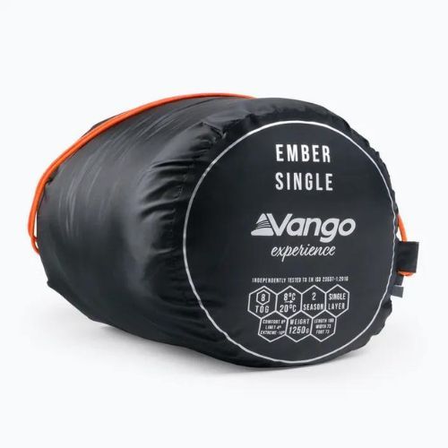Vango Ember vienvietis miegmaišis juodas SBQEMBER B05TJ8