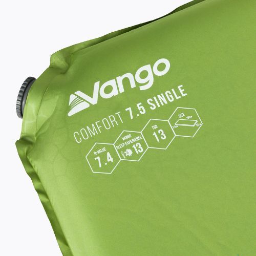 Vango Comfort viengubas 7,5 cm žalias savaime pripučiamas kilimėlis SMQCOMFORH09A12