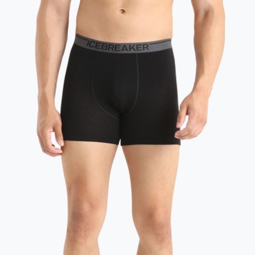 Vyriški terminiai boksininko šortai Icebreaker Anatomica black
