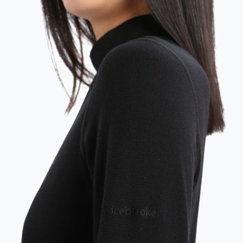 Moteriški termo megztiniai Icebreaker 260 Tech Turtleneck black