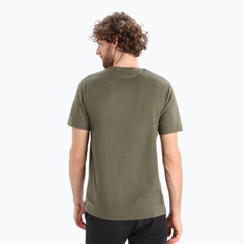 Vyriški Icebreaker Tech Lite II Alps 3D Loden trekingo marškinėliai