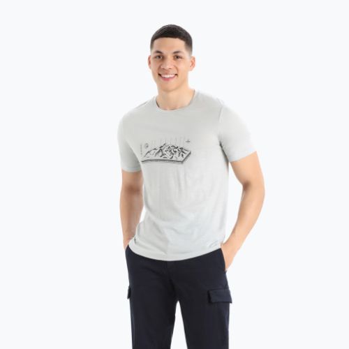 Vyriški Icebreaker Tech Lite II Alps 3D eteriniai trekingo marškinėliai