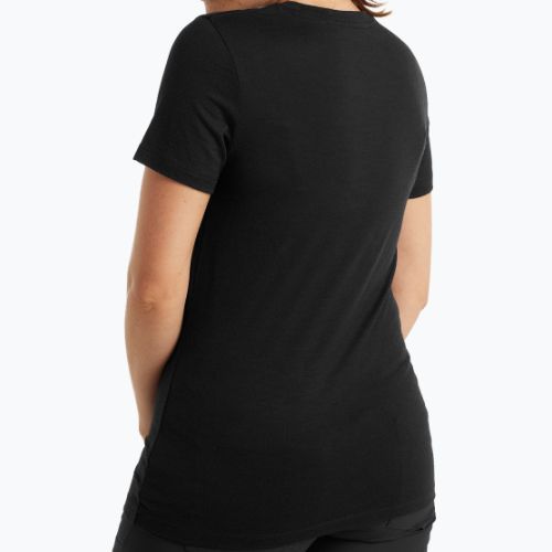 Icebreaker Tech Lite II moteriški trekingo marškinėliai juodi