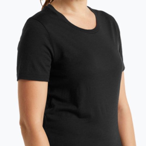 Icebreaker Tech Lite II moteriški trekingo marškinėliai juodi