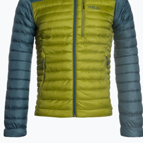 Vyriška pūkinė striukė Rab Microlight Alpine blue QDB-12-OBA