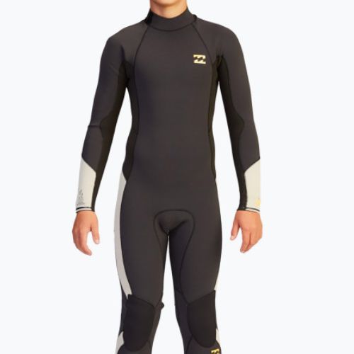 Billabong 4/3 Boys Absolute BZ Full black rock vaikiškas hidrokostiumas