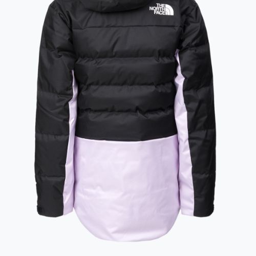 The North Face Pallie Down vaikiška striukė juoda ir violetinė NF0A7UN56S11