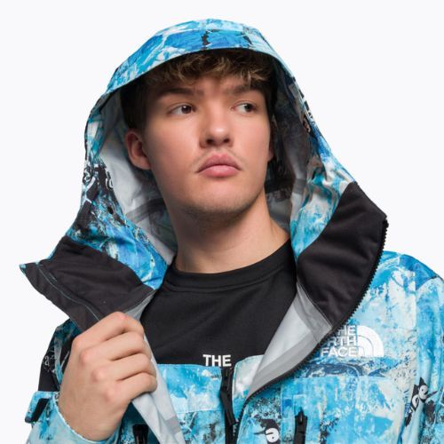 Vyriška snieglenčių striukė The North Face Printed Dragline blue NF0A7ZUF9C11