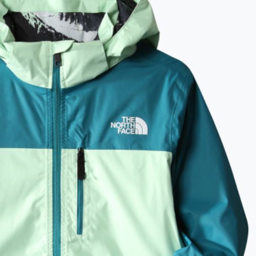 The North Face Teen Snowquest Plus Insulated turquoise vaikiška slidinėjimo striukė NF0A7X3O