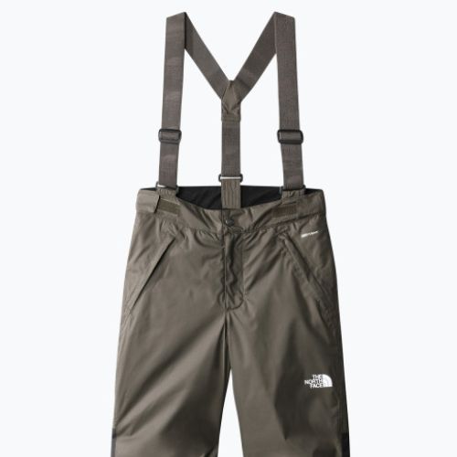 The North Face Teen Snowquest Suspender vaikiškos slidinėjimo kelnės tamsiai žalios NF0A7X3P21L1