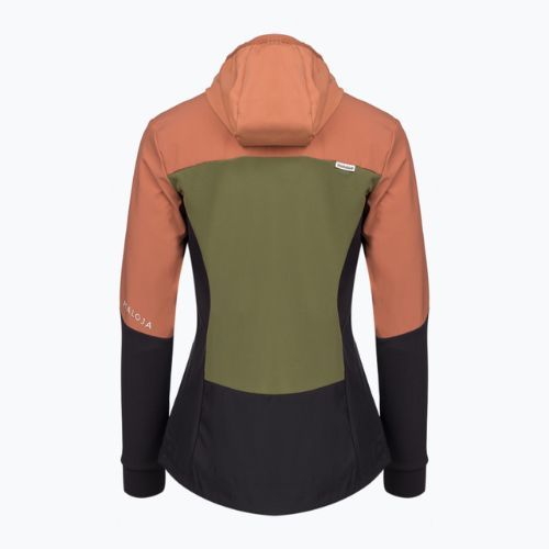 Maloja NeshaM moteriška softshell striukė juoda-žalia 34133-1-0821